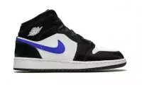 nike air jordan 1 mids 2021 black racer blue white